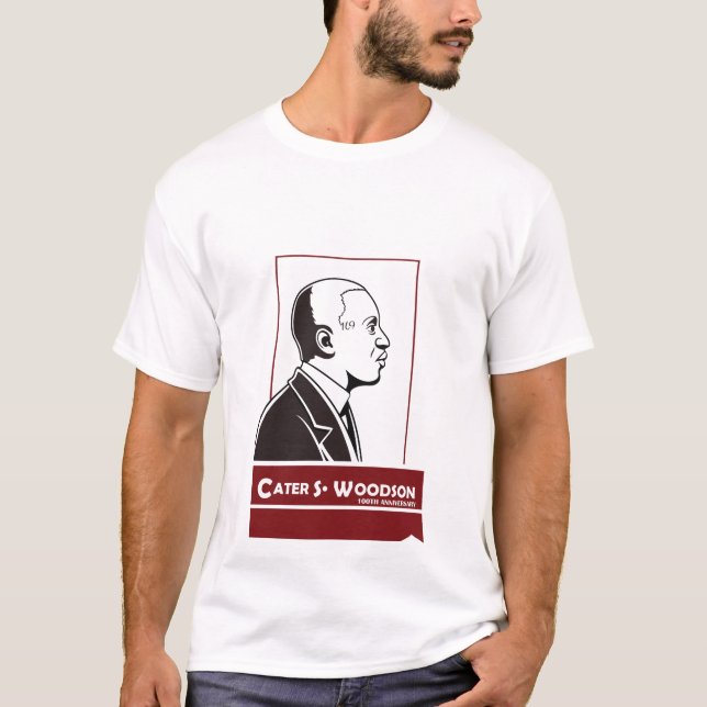 Camiseta Carter G. Woodson 100th Anniversary Portrait T-Shi (Anverso)