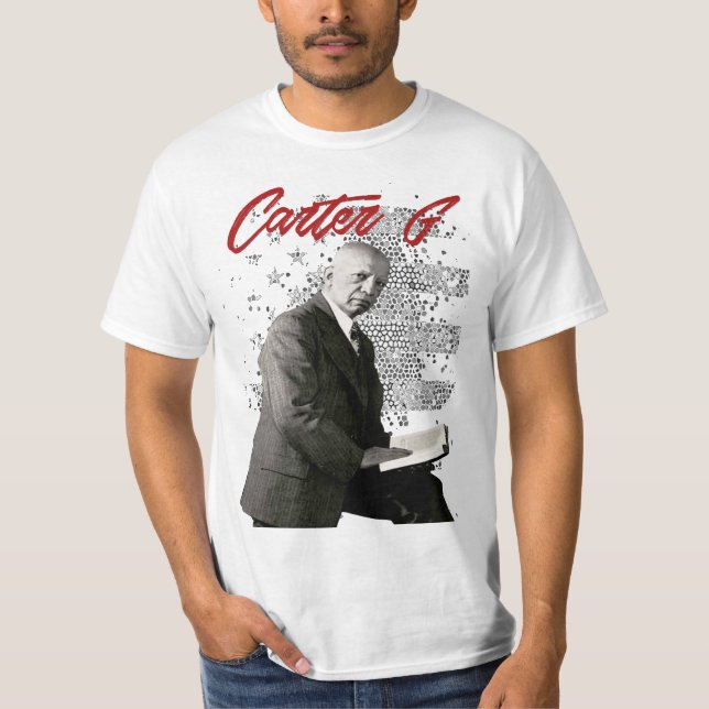 Camiseta Carter G. Woodson The father of black history (Anverso)