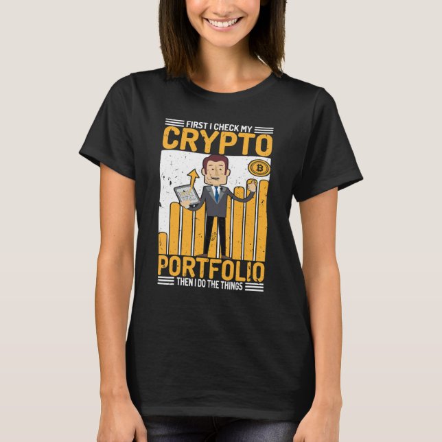 Camiseta Cartera Cryptocurrency Lifestyle Crypto (Anverso)