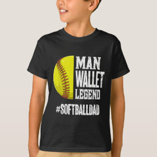 Camiseta Cartera de hombre Leyenda Softballdad Padre de Sof