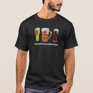 Camiseta Cartera Diversificada Cerveza Mug Graciosa Cerveza