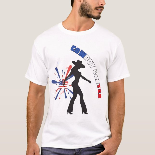 Camiseta cartero de vaquero (Anverso)