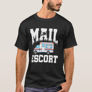 Camiseta Cartero divertido EE. UU. trabajador hombre mujere