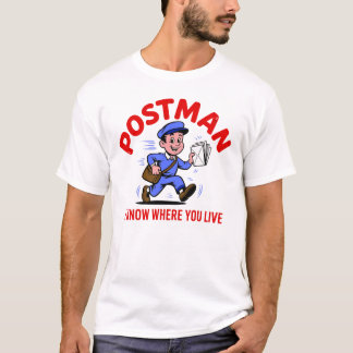 Camiseta Cartero: Sé dónde vives