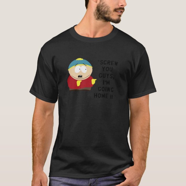 Camiseta CARTMAN - GRITE A LOS CHICOS I&x27;ME VOY A CASA (Anverso)