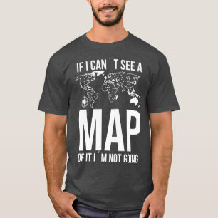 Camiseta Cartografía de geografía Atlas Mapmaking Cartograp