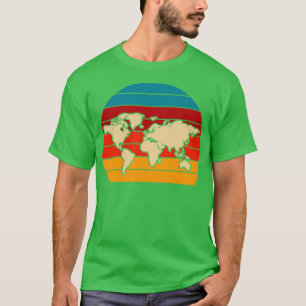 Camiseta Cartografía internacional de viaje