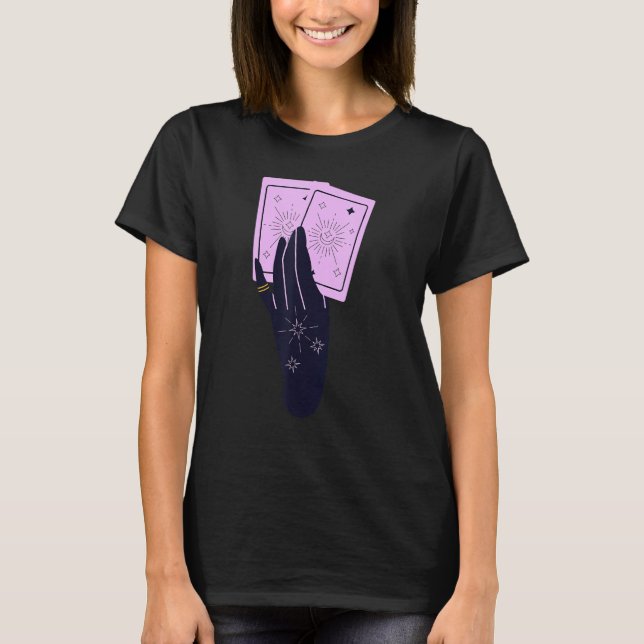 Camiseta Cartomancer Hand Reading Your Tarot Cards (Anverso)