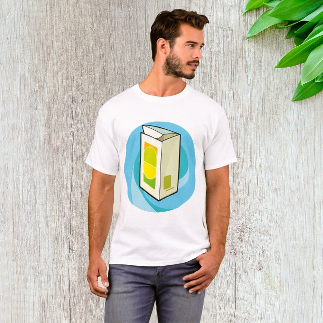 Camiseta Cartón de jugo colorido moderno Mínimo (Subido por el creador)