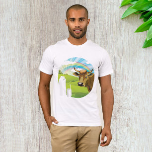 Camiseta Cartón de Leche Fresca y Granja de Vacas