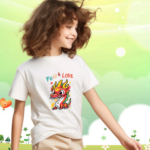 Camiseta Cartón divertido Dragón chino regalo de Año Nuevo 
