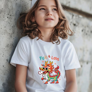 Camiseta Cartón divertido Dragón chino regalo de Año Nuevo 