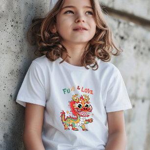 Camiseta Cartón divertido Dragón chino regalo de Año Nuevo 
