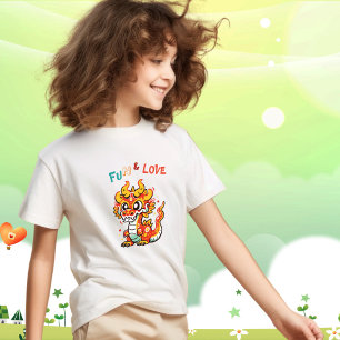 Camiseta Cartón divertido Dragón chino regalo de Año Nuevo 