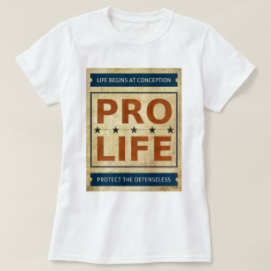 Camiseta Cartón Pro Life