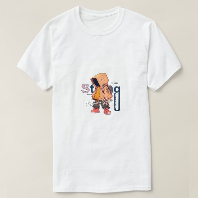 Camiseta Carton T-Shirt (Diseño del anverso)
