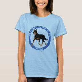 Camiseta Cartoon Australian Kelpie Trotting 2
