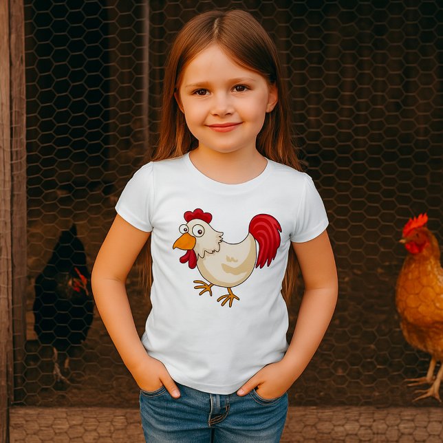 Camiseta Cartoon Chicken Girls T-Shirt (Subido por el creador)