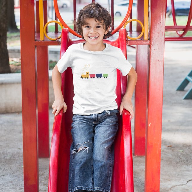 Camiseta Cartoon Colourful Toy Train T-Shirt (Subido por el creador)