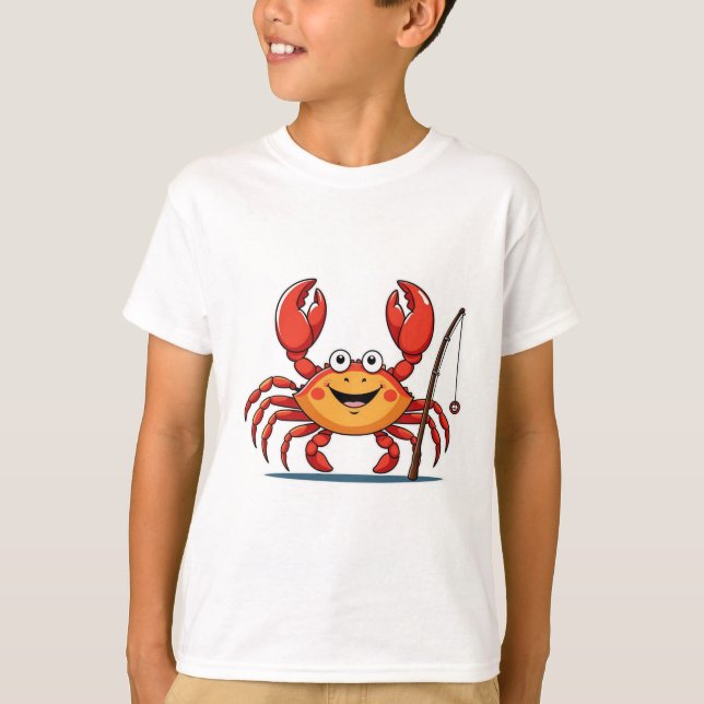 Camiseta Cartoon Crab Kids Tee (Anverso)