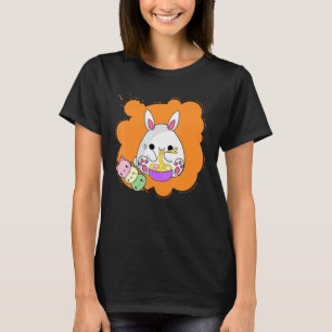 Camiseta Cartoon de ramen de gato japonés
