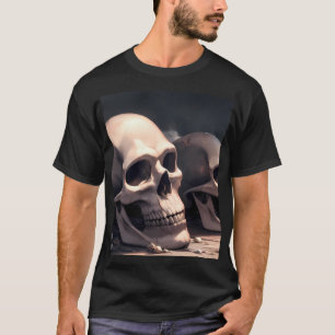 Camiseta Cartoon Galleon Sailing on Blue Water