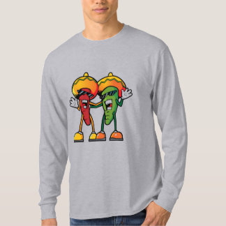 Camiseta Cartoon hot peppers