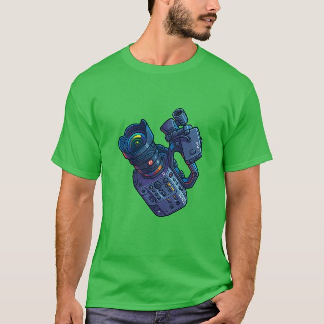 Camiseta Cartoon Sony FX6 Cinema Camera T-Shirt (Anverso)