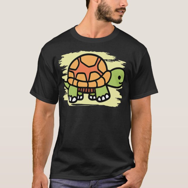Camiseta Cartoon Turtle I Sea Turtle I Kids Turtle (Anverso)