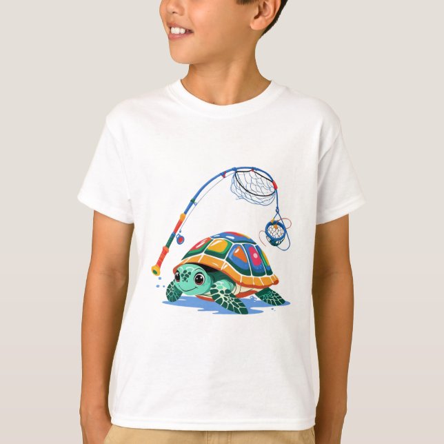 Camiseta  Cartoon Turtle Kids Tee (Anverso)
