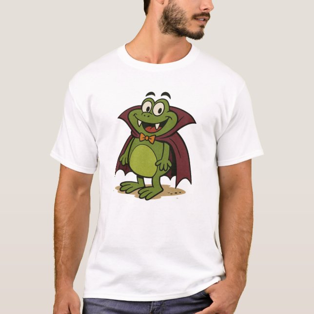 Camiseta Cartoon Vampire Frog T-shirt (Anverso)