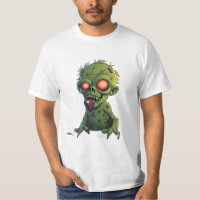 Cartoon Zombie with Tongue Out