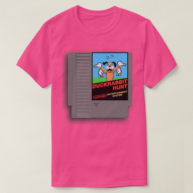 Camiseta Cartucho de caza de conejo negro (Diseño del anverso)