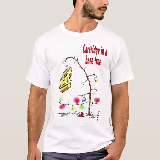 Camiseta Cartucho en un árbol desnudo (Anverso)