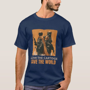Camiseta Cartucho Soplador Salva el Mundo chico
