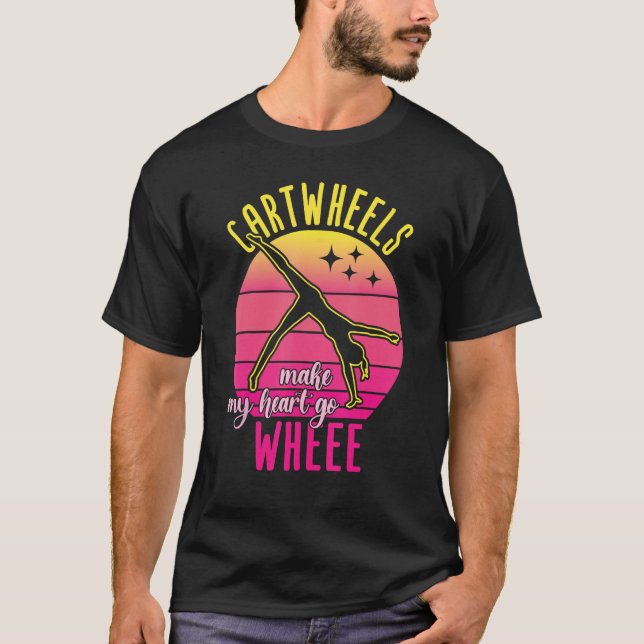 Camiseta Cartwheel Gymnastics Gymnast Girls (Anverso)
