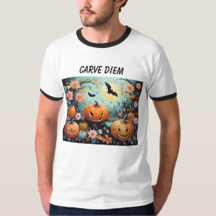 Camiseta Carve Diem Funny Halloween