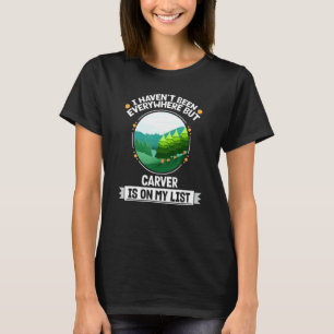 Camiseta Carver Está En Mi Lista Naturaleza Árboles Al Aire