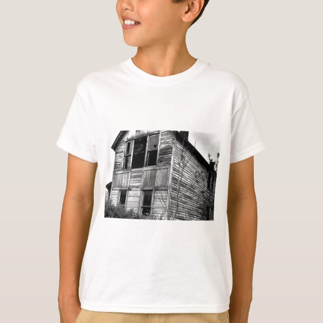 Camiseta Casa Abandonada de Dos Plantas (Anverso)