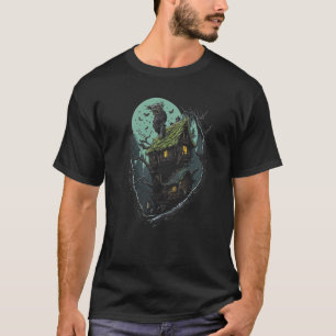 Camiseta Casa Andante sobre patas de gallina folklore eslav