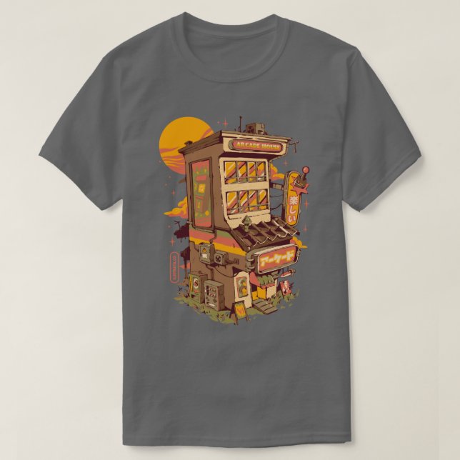 Camiseta Casa arcade (Diseño del anverso)
