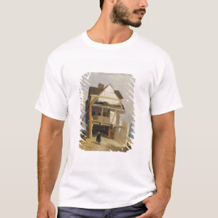 Camiseta Casa arruinada, c.1807-10 (aceite en el cartón