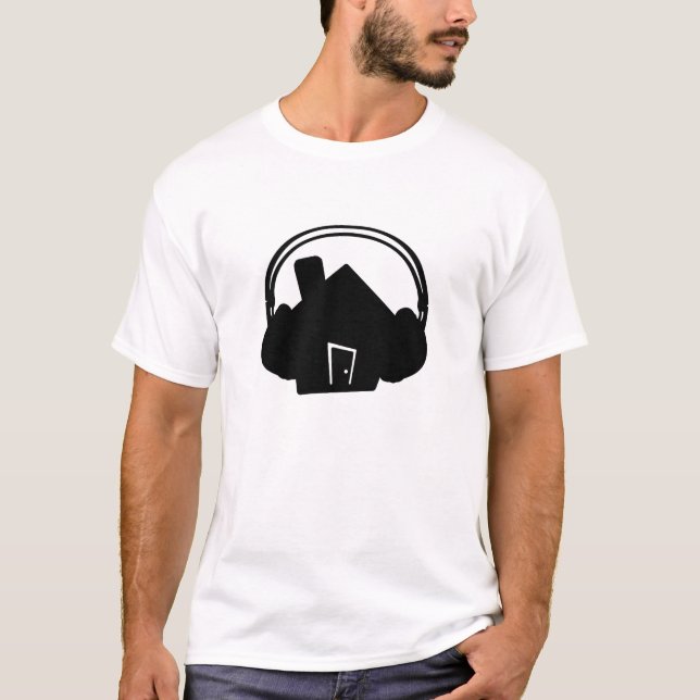 Camiseta Casa-Auriculares-SilhouetteDoor (Anverso)