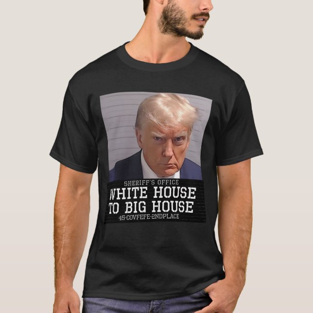 Camiseta Casa Blanca A Gran Casa — Mugshot De Donald'S (Anverso)