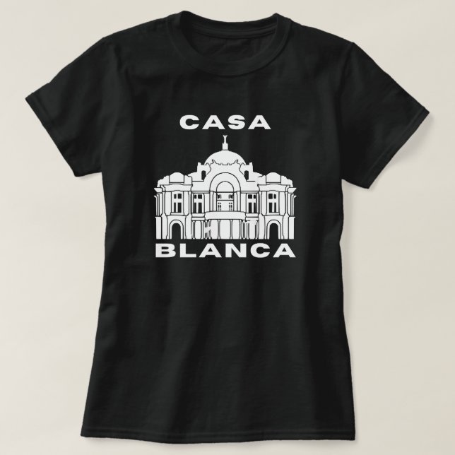 Camiseta Casa Blanca, Casa Blanca (Diseño del anverso)