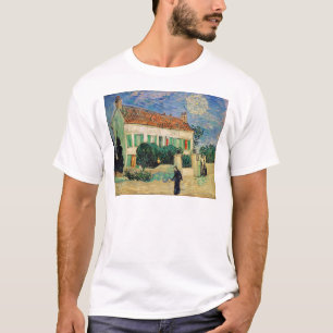 Camiseta Casa Blanca en la noche, 1890 de Vincent van Gogh