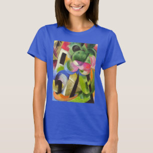 Camiseta Casa con Árboles de Franz Marc, Arte Antiguo Refin