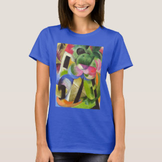 Camiseta Casa con Árboles de Franz Marc, Arte Antiguo Refin