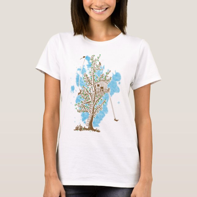 Camiseta Casa de árbol (Anverso)