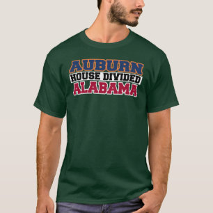 Camiseta Casa de Auburn Dividida Alabama
